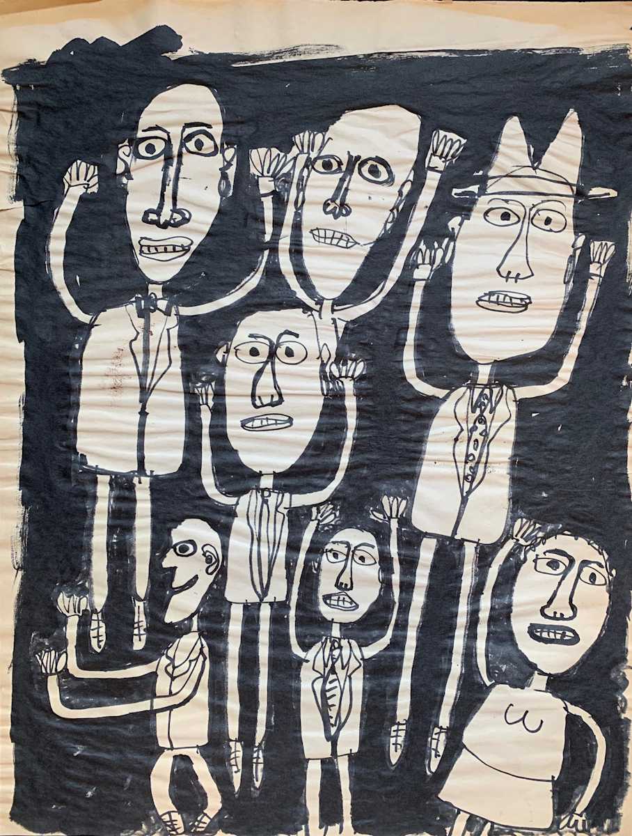 Waving Figures by Morris Nathanson, Image 1.