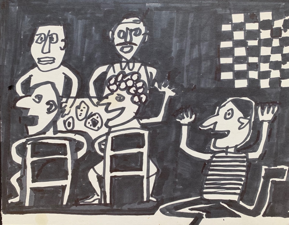 Checkerboard Cafe by Morris Nathanson 