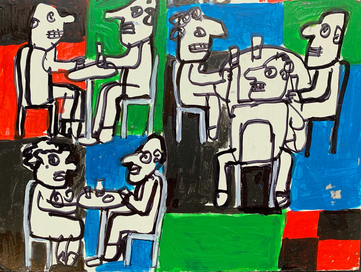 Three Tables by Morris Nathanson, Image 1.