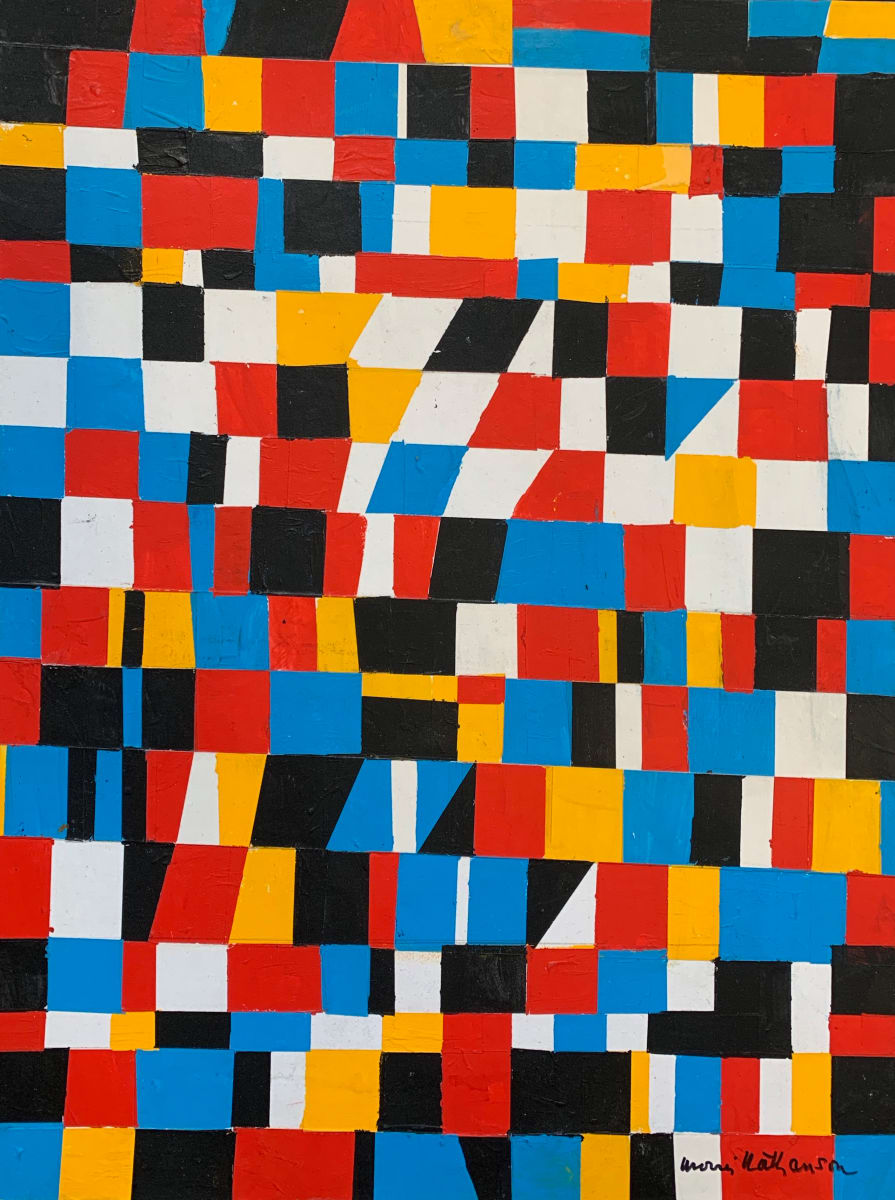 Geometric Painting2 by Morris Nathanson, Image 1.