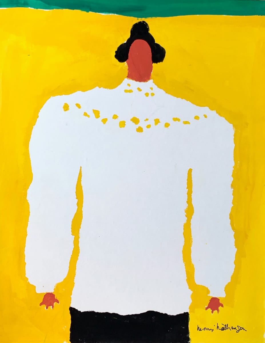 Woman in White Blouse 