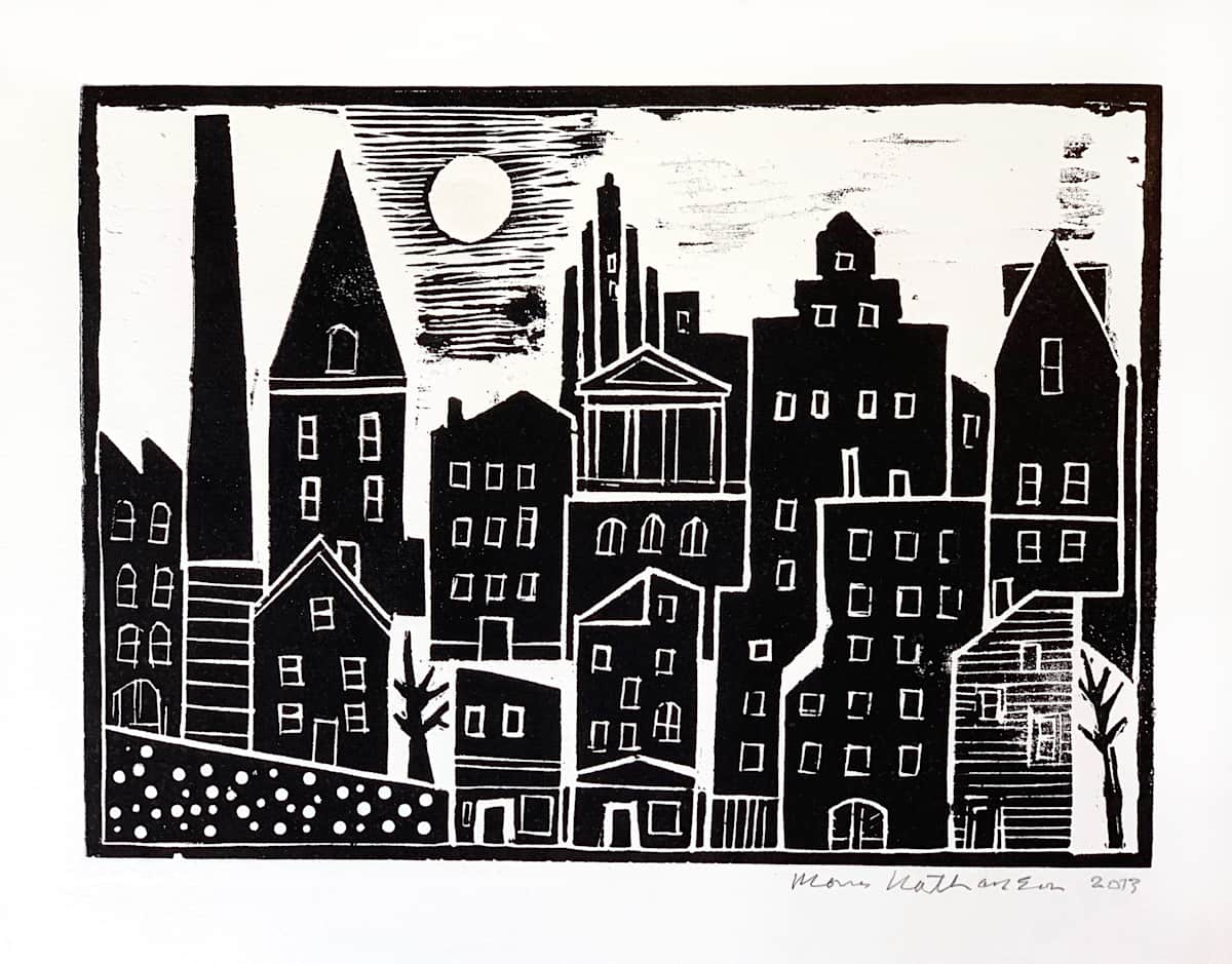 White Moon by Morris Nathanson, Image 1.