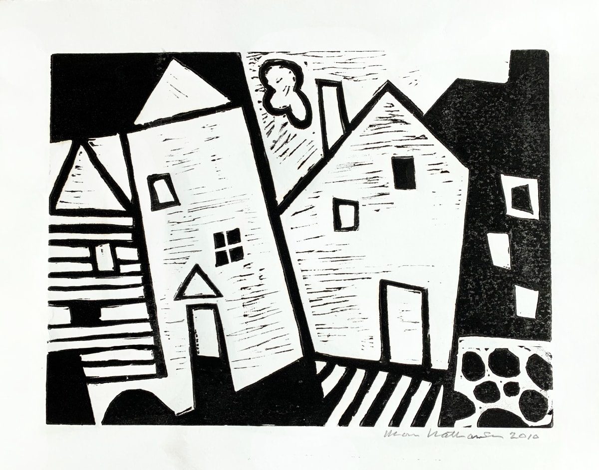 Tilted Houses by Morris Nathanson, Image 1.