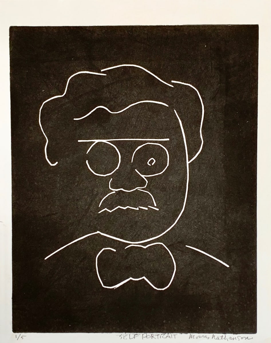 Self Portrait by Morris Nathanson, Image 1.