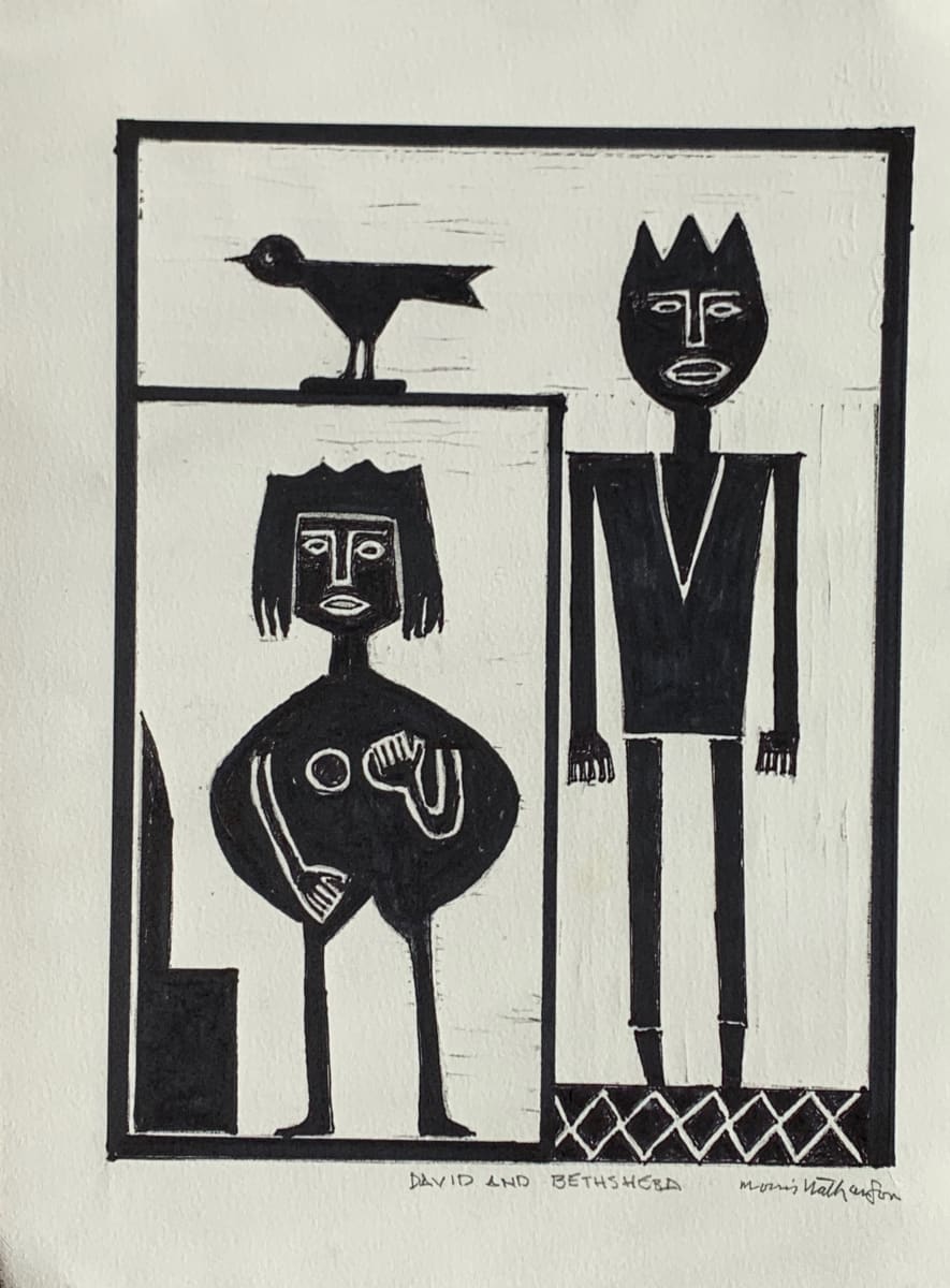 David and Bethsheba by Morris Nathanson 