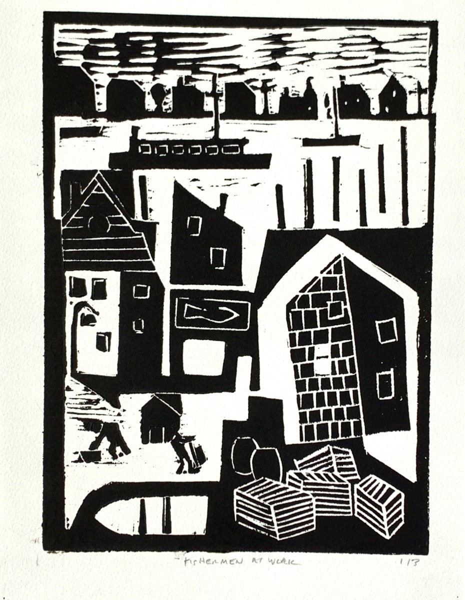 Harbor Scene by Morris Nathanson, Image 1.