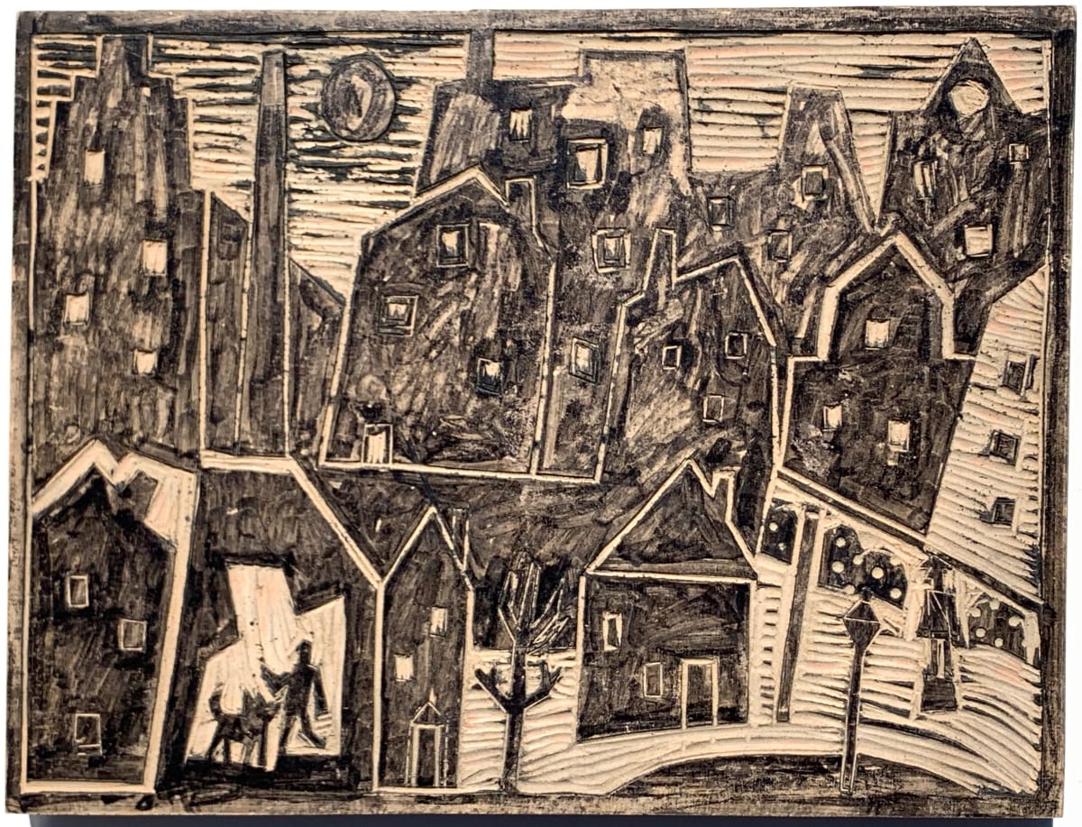 Moon, Man and Dog, Image 1.