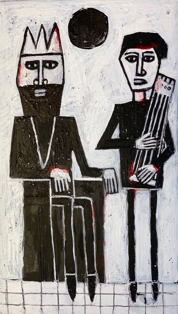 David and Saul by Morris Nathanson 