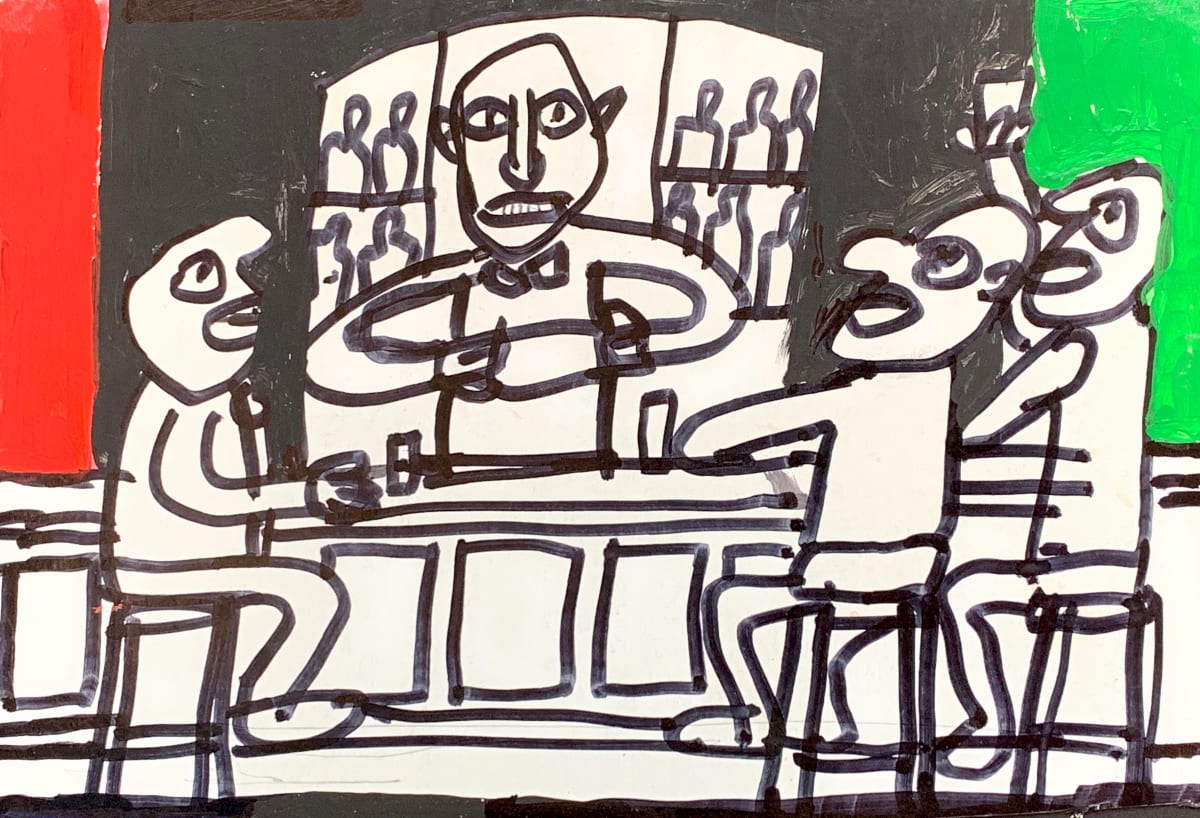 At the Bar by Morris Nathanson 