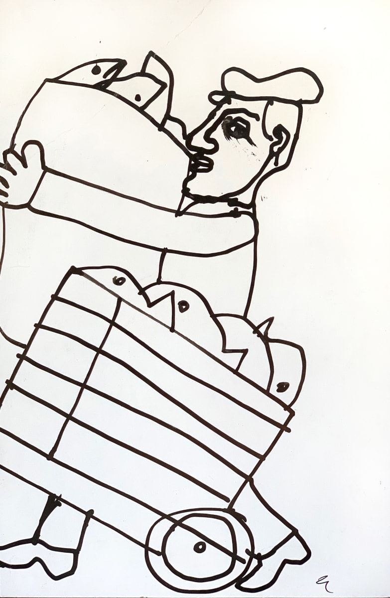 Fish Dealer by Morris Nathanson, Image 1.