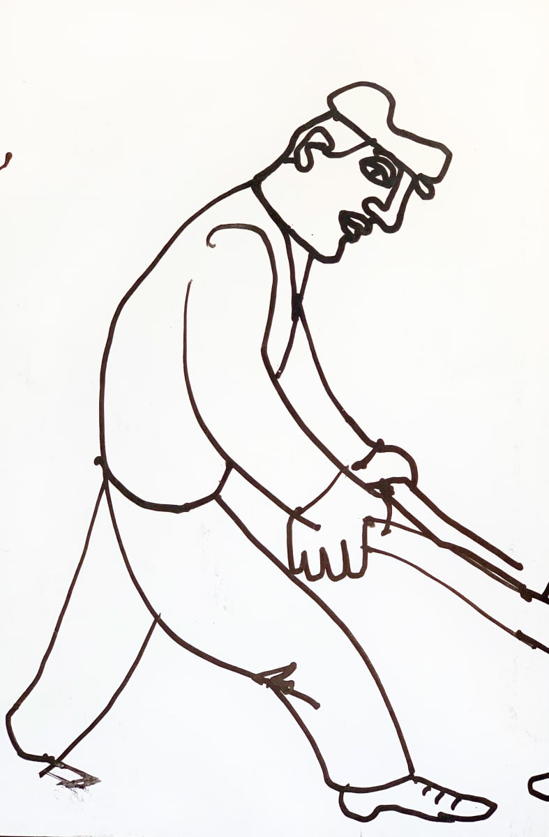 Cart Pusher by Morris Nathanson, Image 1.