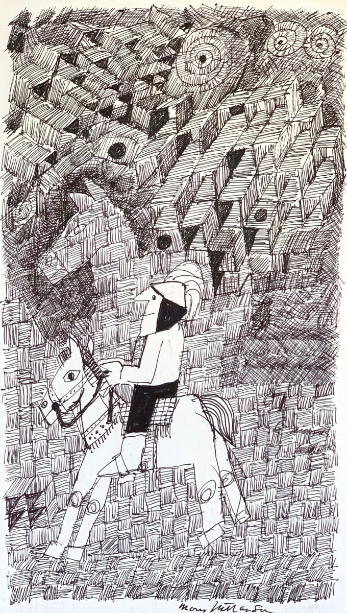 Horse and Rider2 by Morris Nathanson 