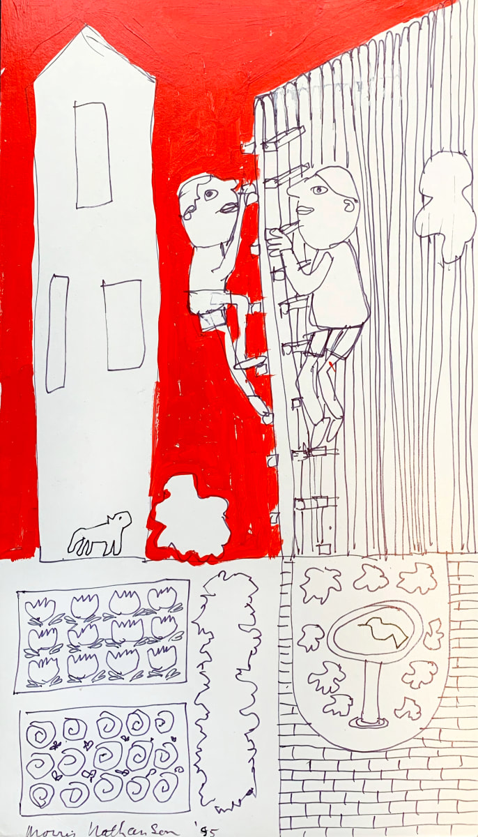 Ladder Climbers by Morris Nathanson 
