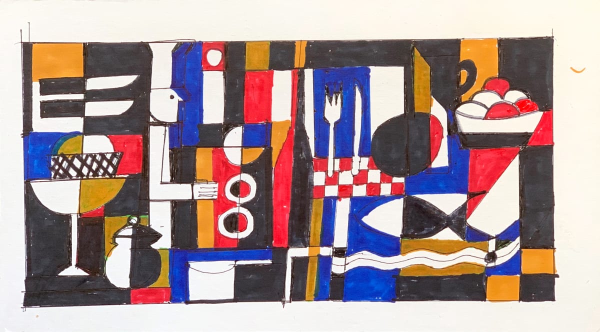 Cafe Elements by Morris Nathanson, Image 1.