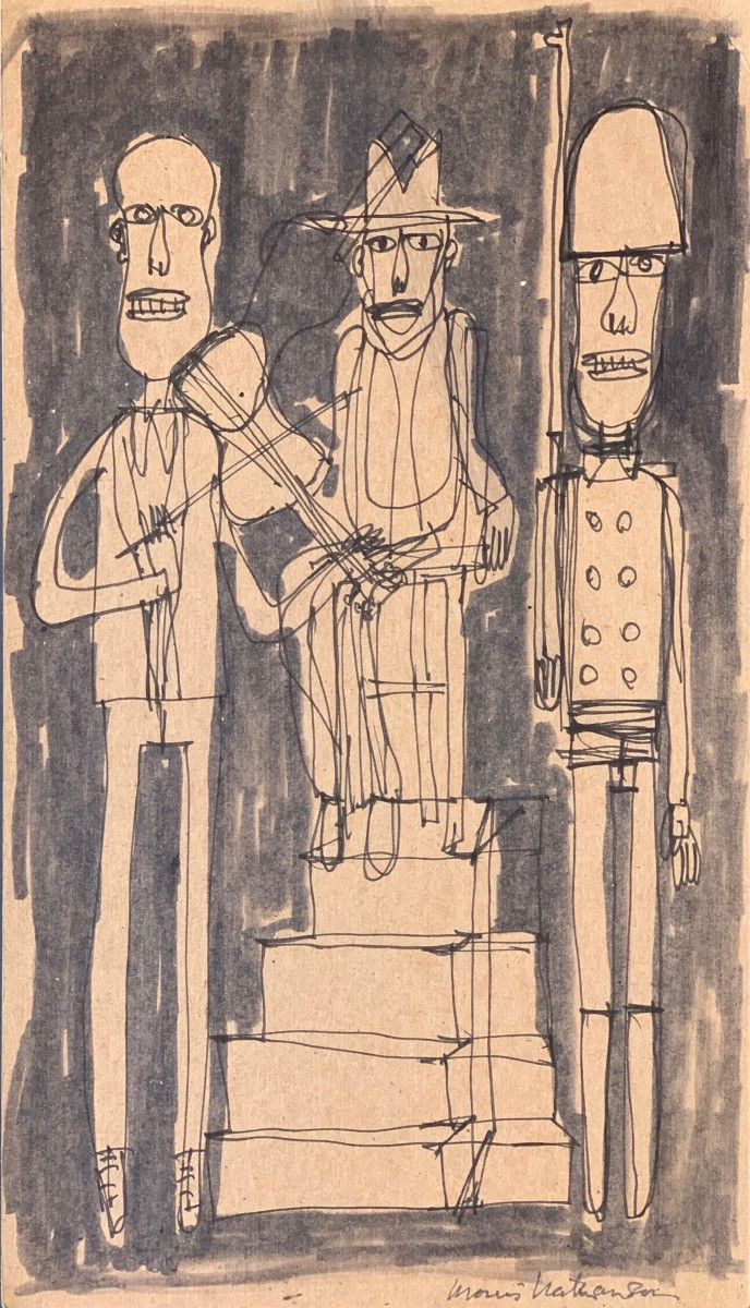 Violin Player by Morris Nathanson 