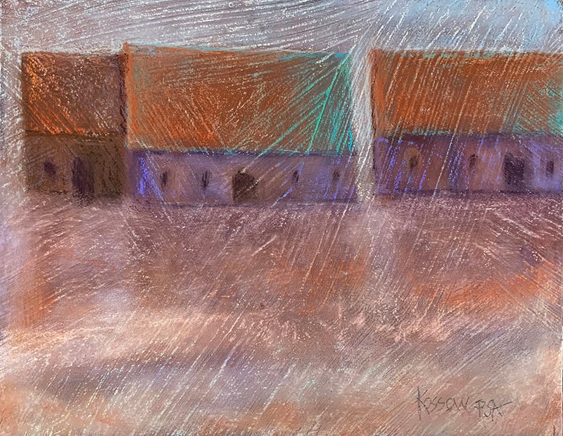 Winter Barns 