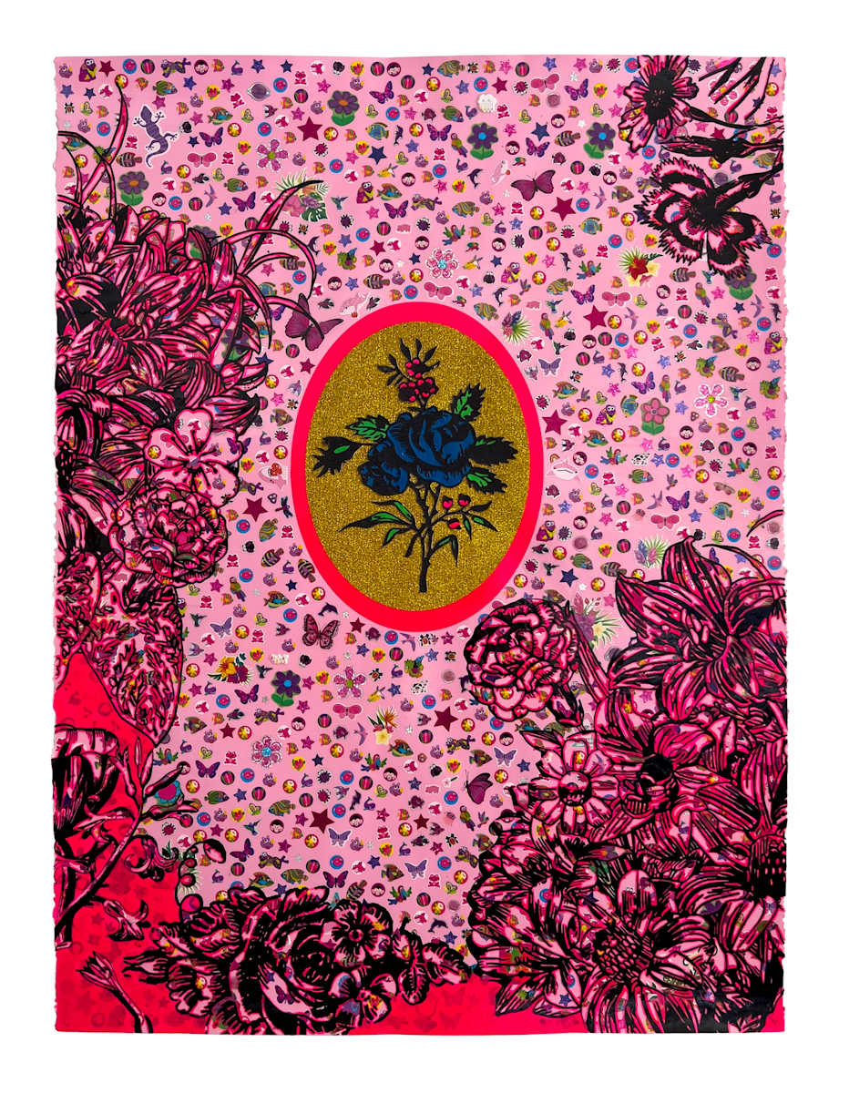 Silk Flowers & Stuffed Bears II by Chloe Wilwerding, Image 1.