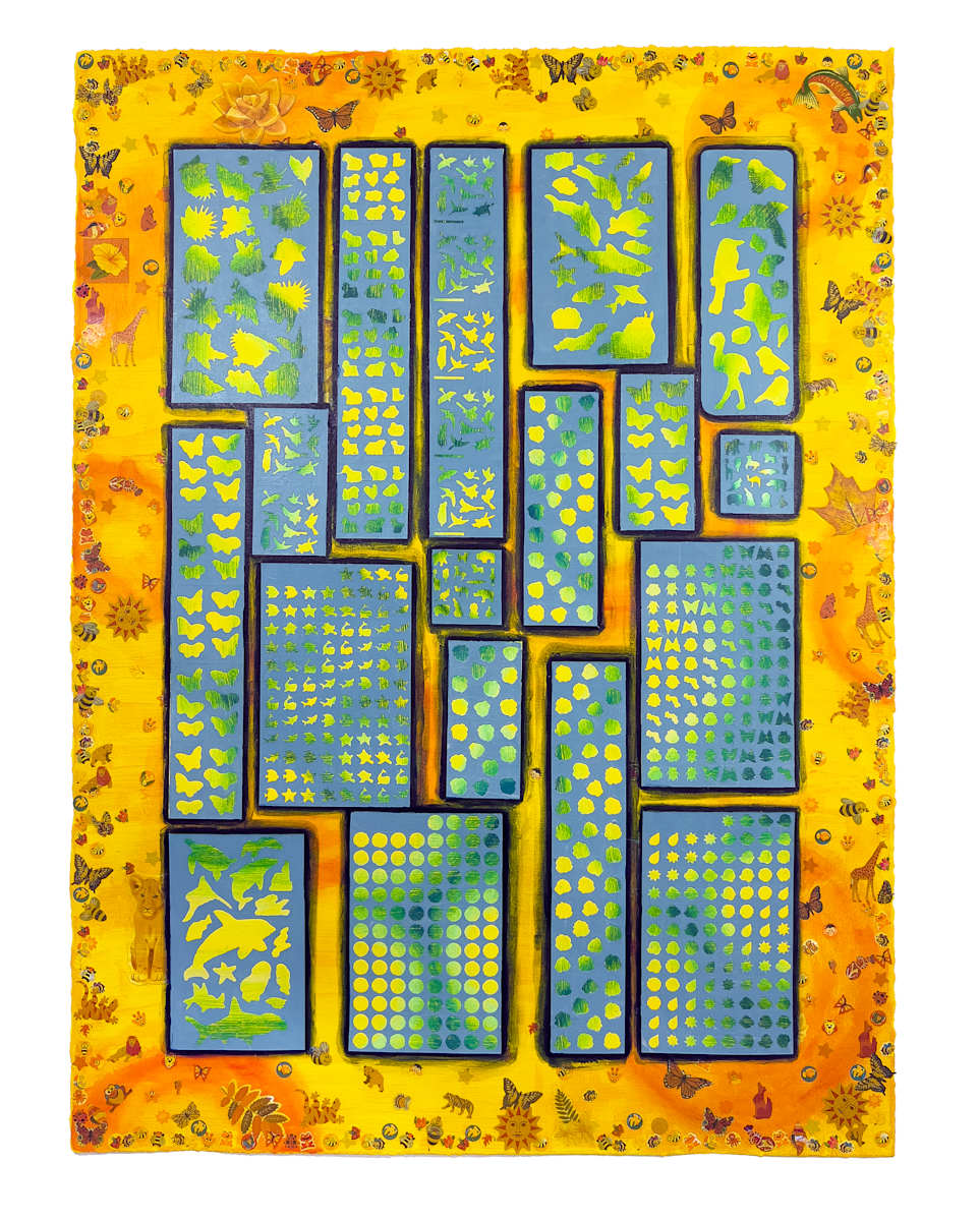 Silk Flowers and Stuffed Bears VII by Chloe Wilwerding 