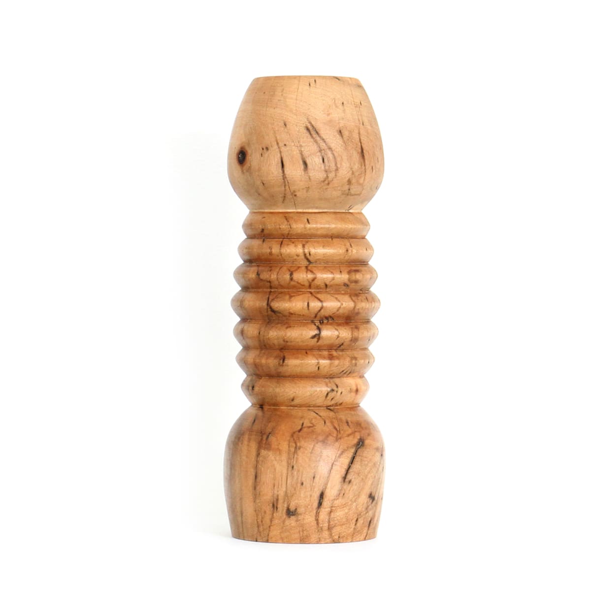 Large Wooden Candlestick by Sebastien Pochan 