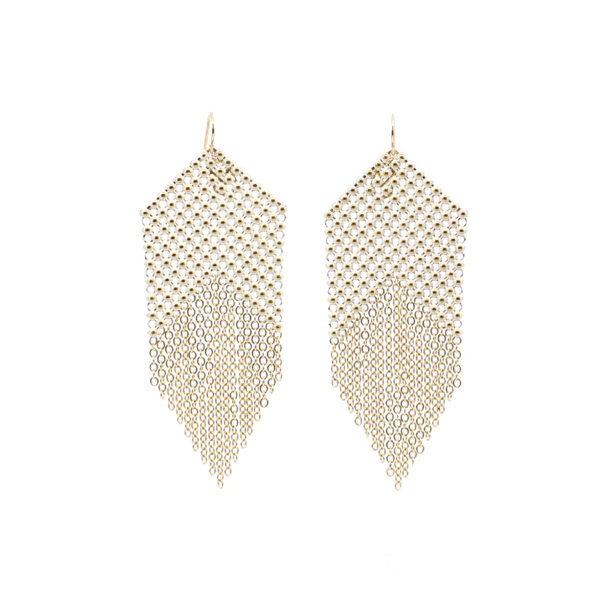 WHITEPOINT MESH EARRINGS by Maral Rapp 