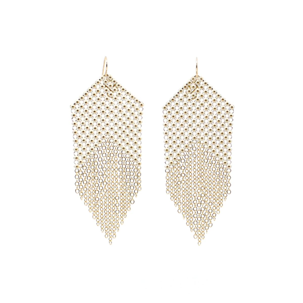 WHITEPOINT MESH EARRINGS by Maral Rapp 