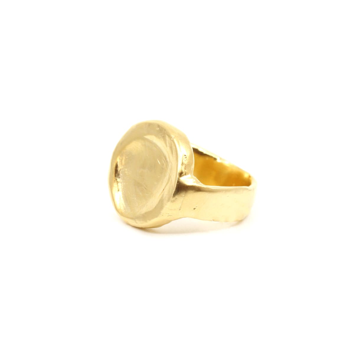 Statement Ring in 10k Gold by Jenn Goff  Image: copyright Gallery Lulo