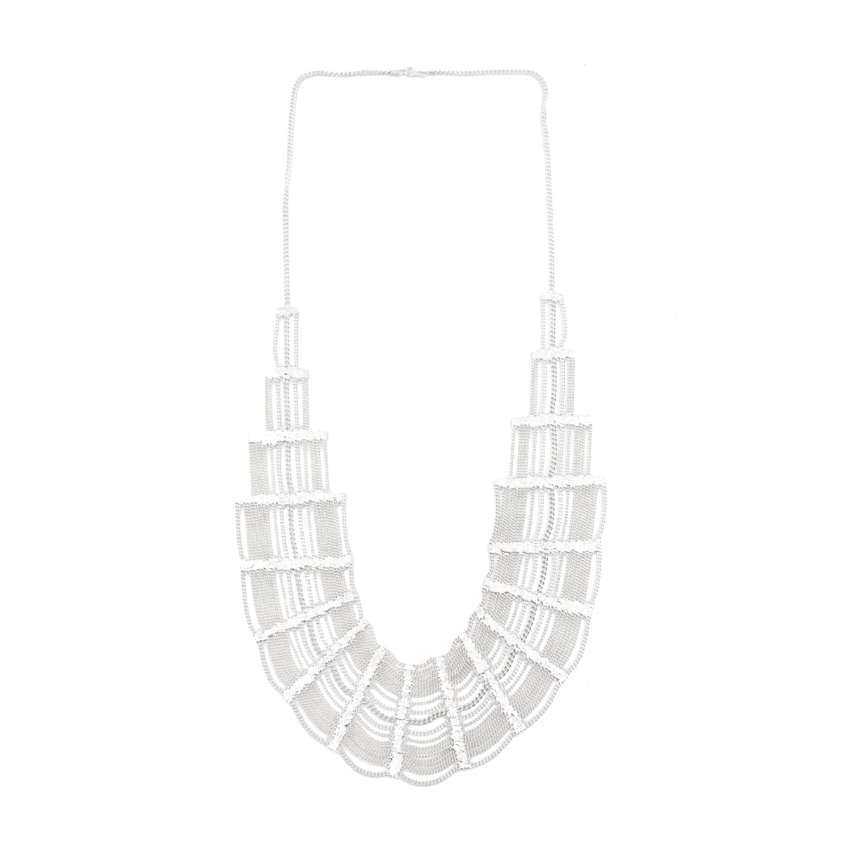 Silver Archeology Necklace by Hannah Keefe 