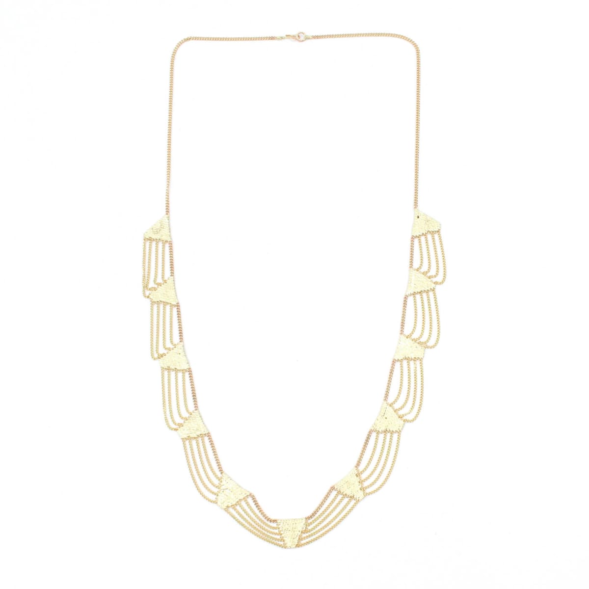 Gold Deanna Necklace by Hannah Keefe 