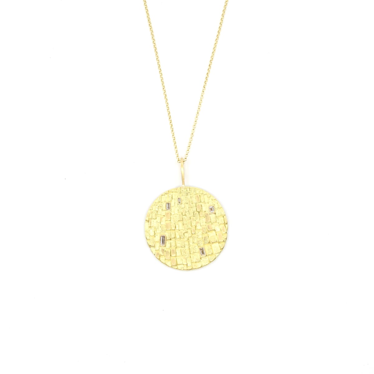 Sugar Brick Diamond Necklace by Kelsey Simmen 