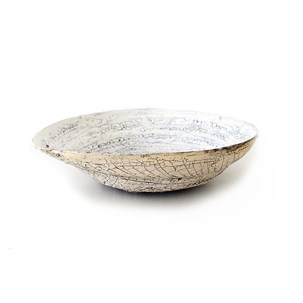 blue crackle bowl by Ani Kasten 