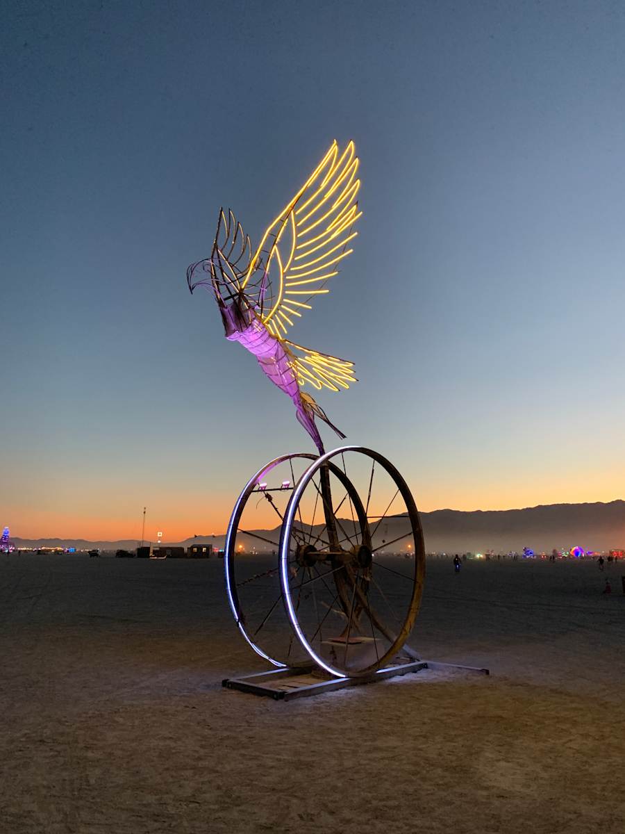 Taking Flight - Burning Man by Nicki Adani, Image 2.