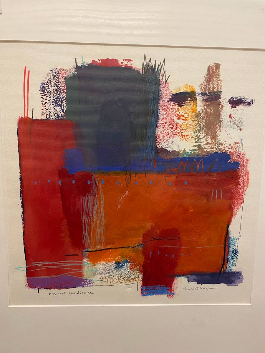 Abstract Landscape 1- mono print by Meg (Marguerite) Bernet 