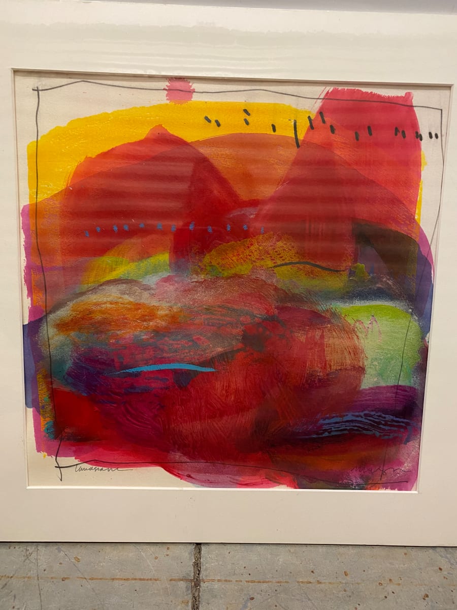 Abstract Landscape 6- mono print, Image 1.
