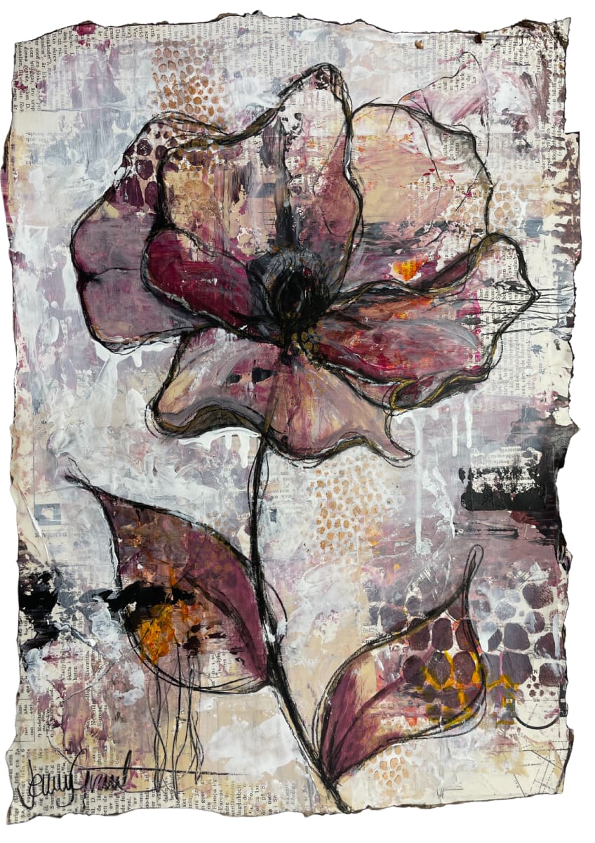 Floral Flow 35 by Jenny Grant 