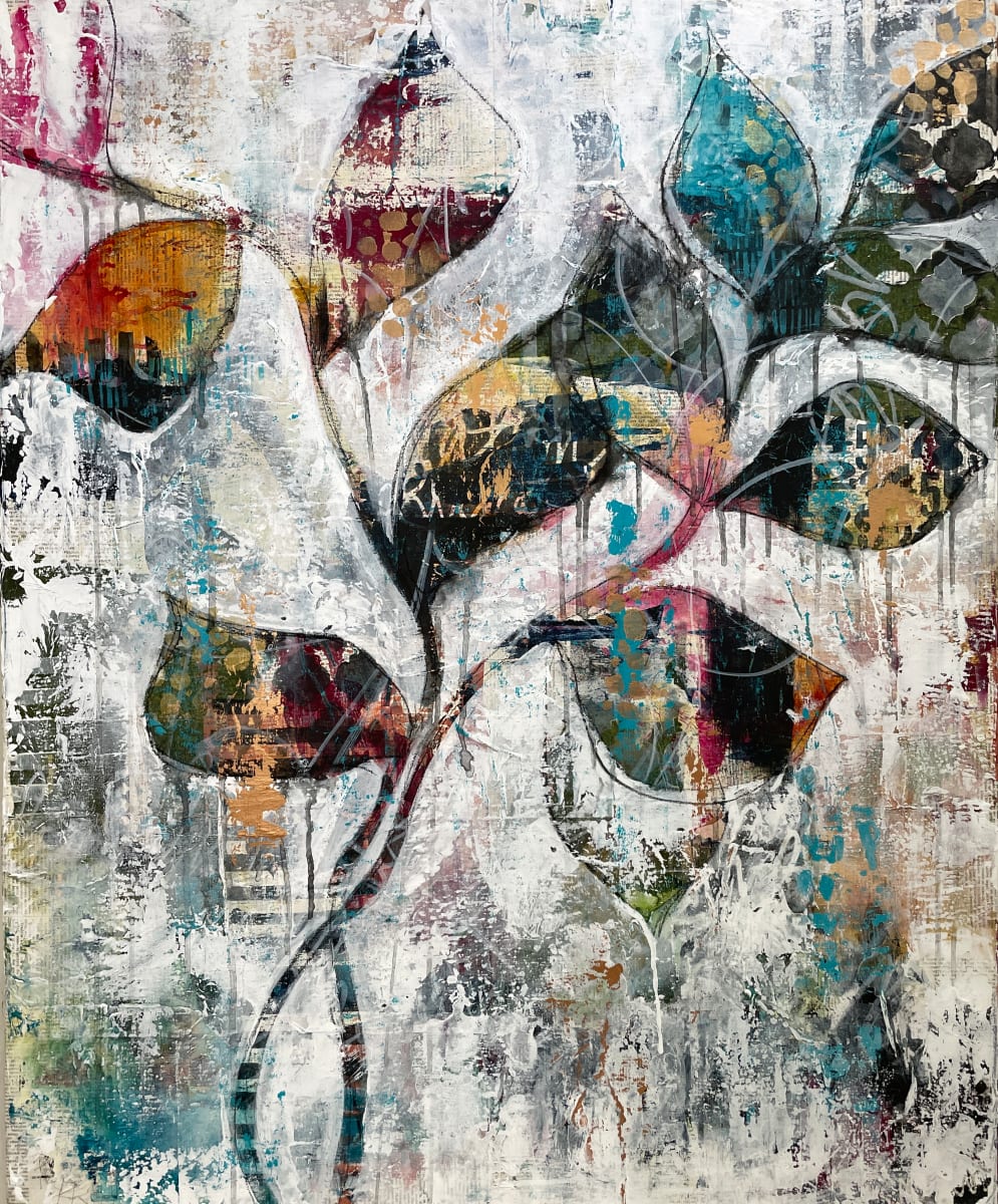 Floral Flow 40 by Jenny Grant 