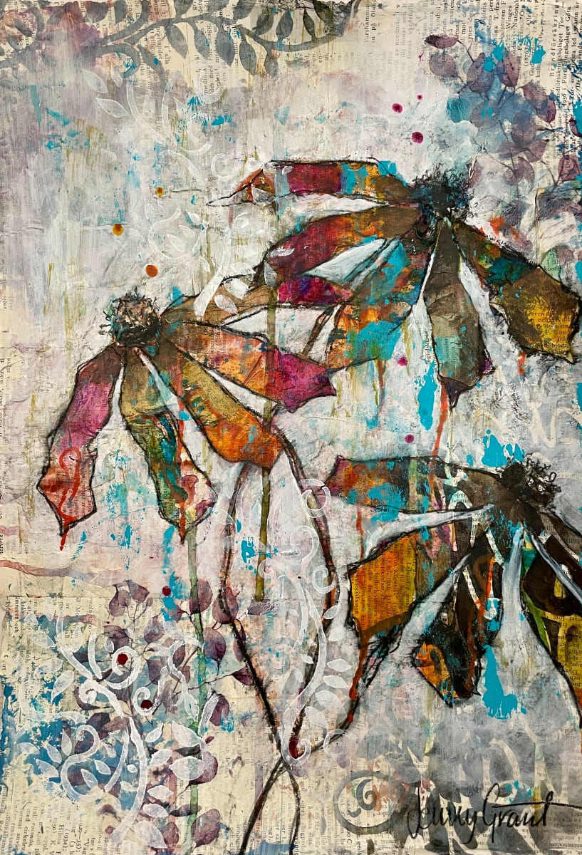 Floral Flow 37 by Jenny Grant 