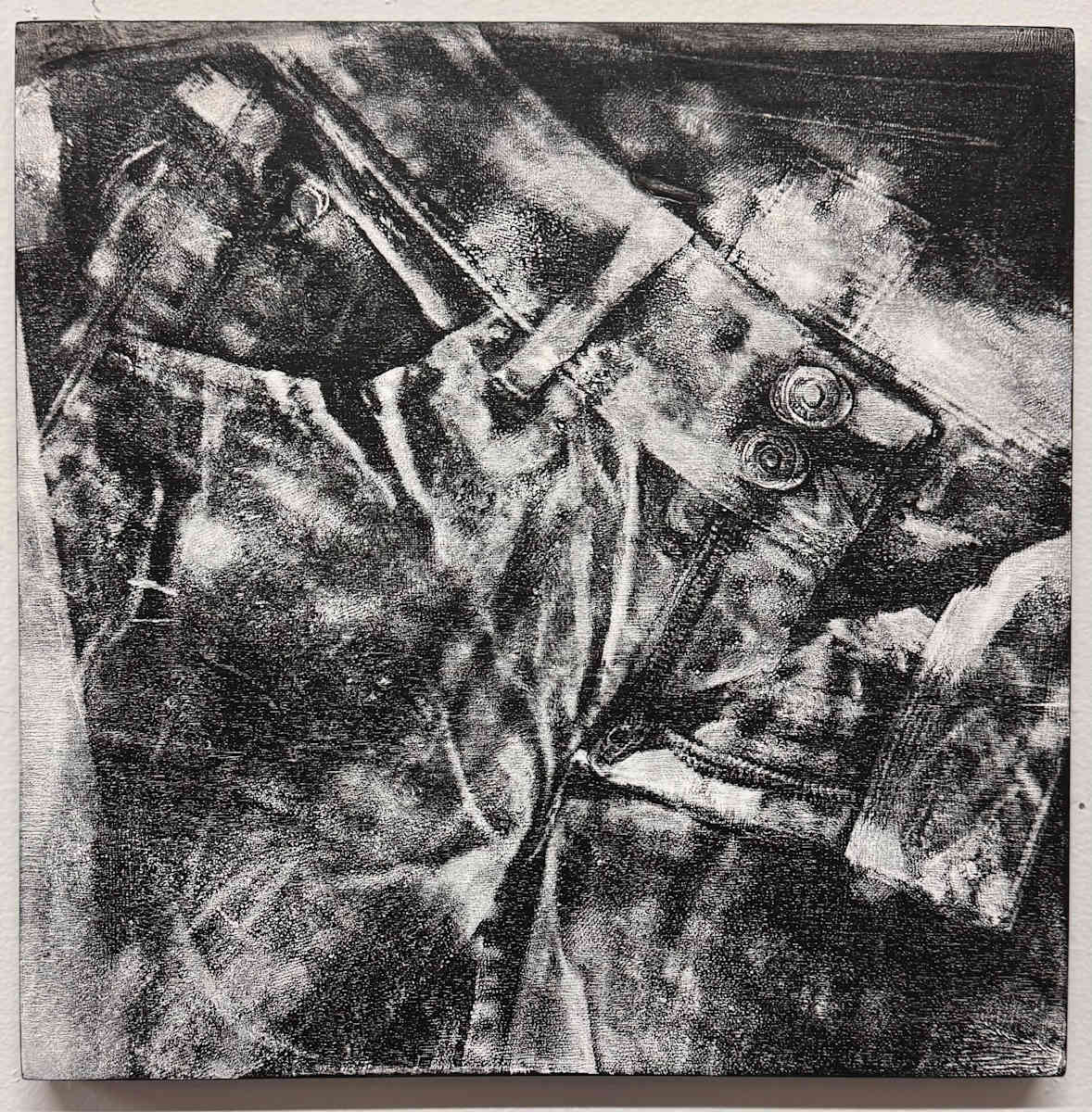 Faded Blues in black and white by Dawn Harmer 