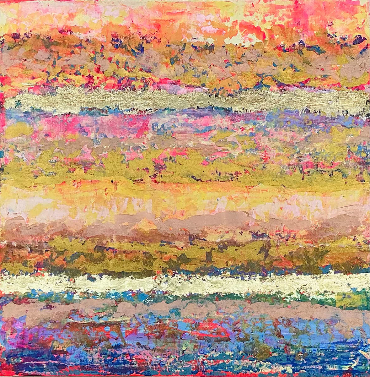 Mediterranean Sea, Sand, Sunset by Alison Hyman 