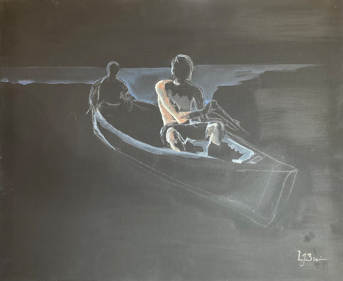 Black Waters by Laurie Jo Brain  Image:  Black Water Canoe