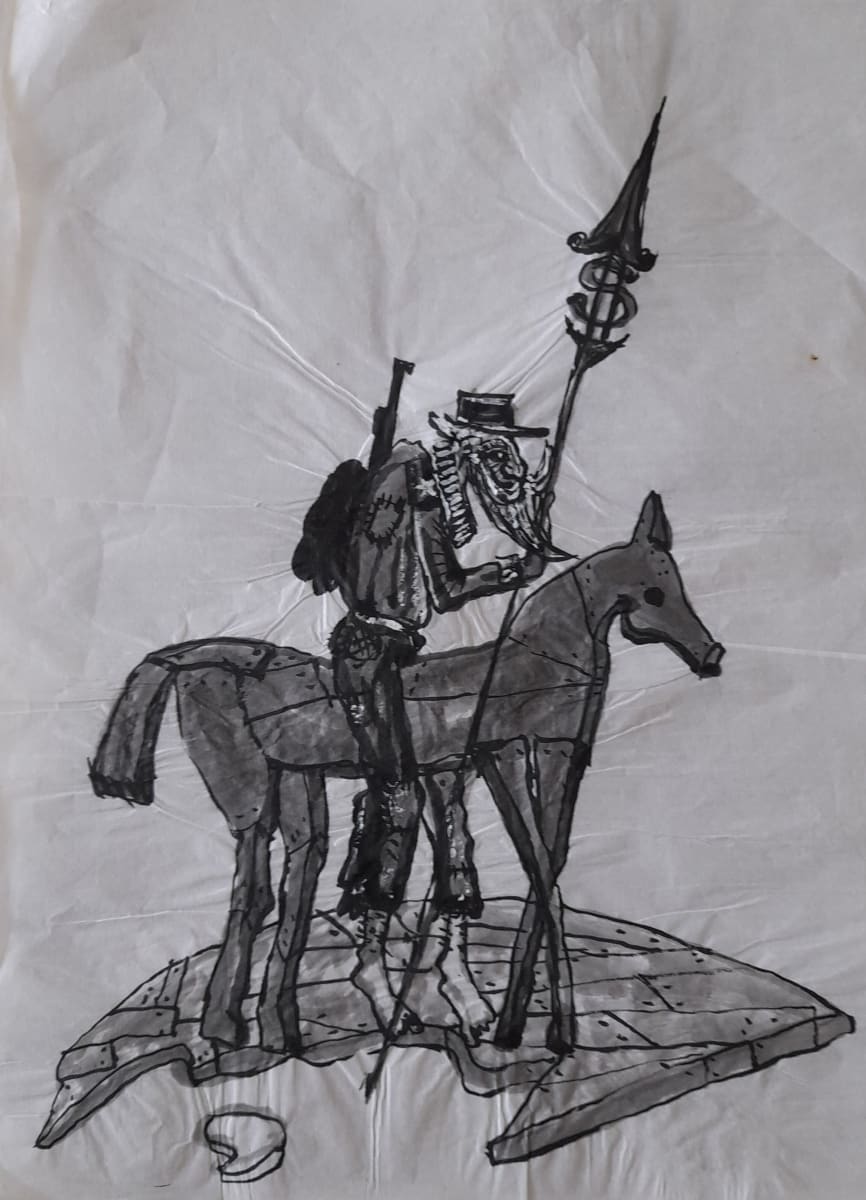Fidel a caballo by LEANDRO SOTO 