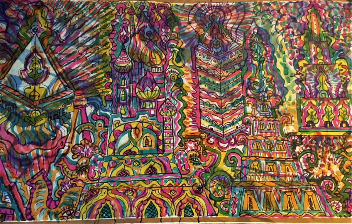 Cities of the World.  Saree Series by LEANDRO SOTO 