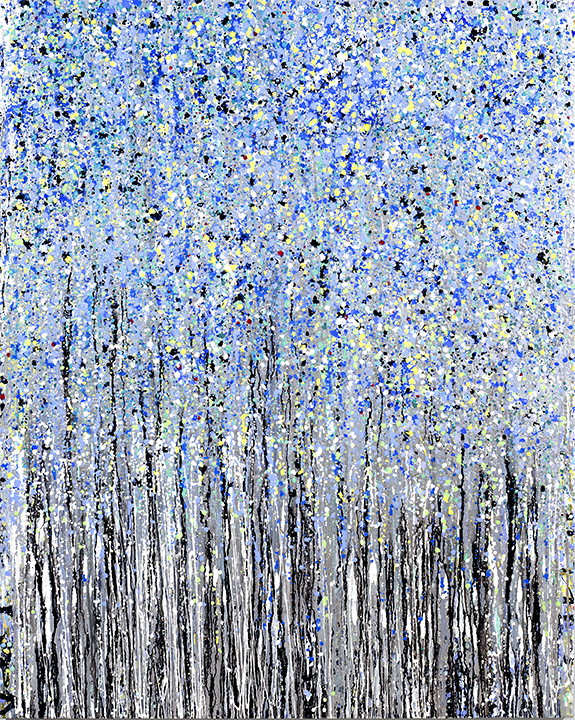 Klimt in the Garden by Leslie Parke 