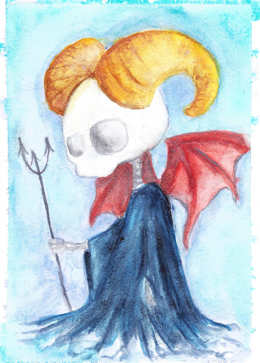 Lil Hell Demon by Krystlesaurus 