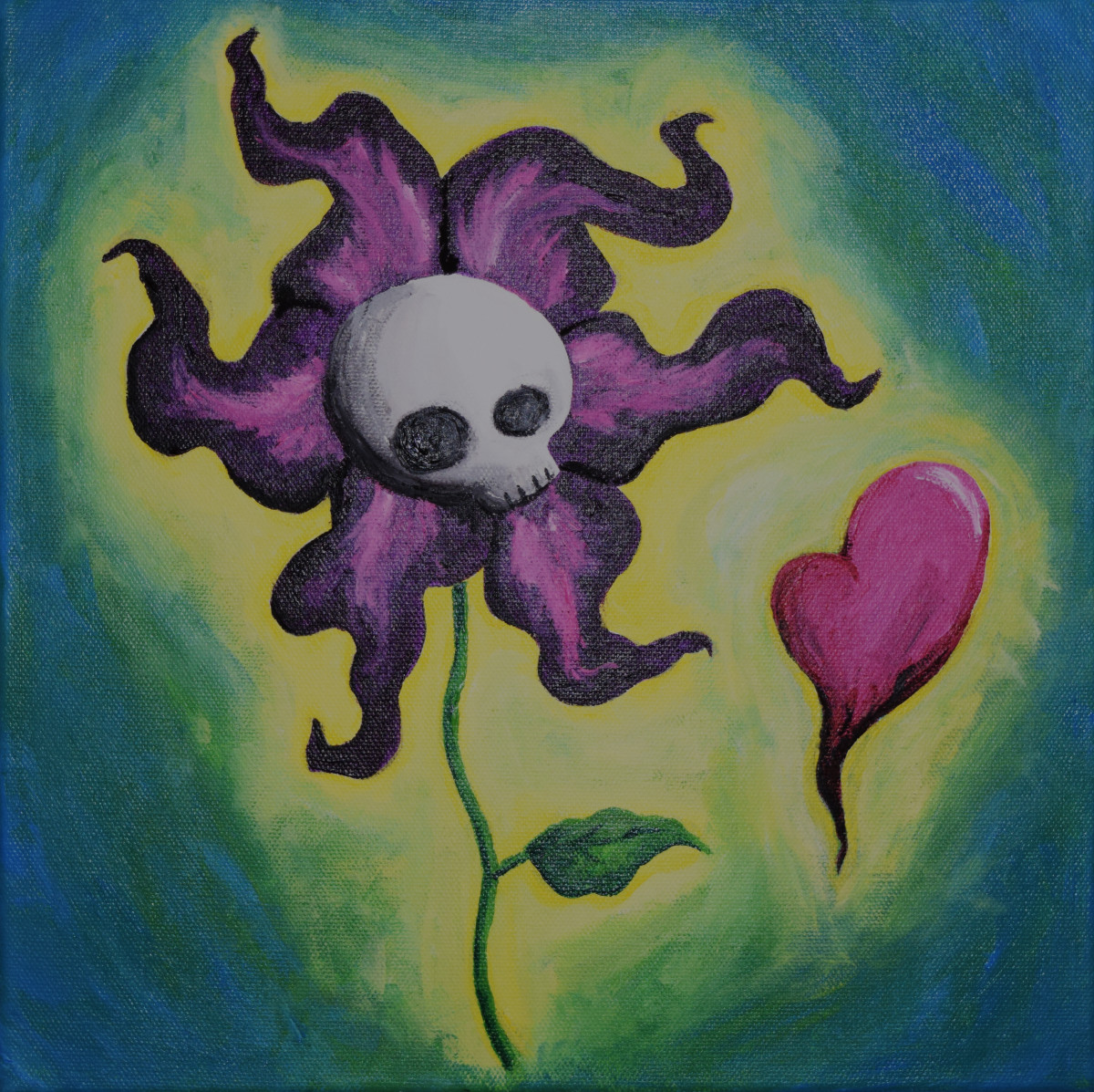 Skull Flower by Krystlesaurus 