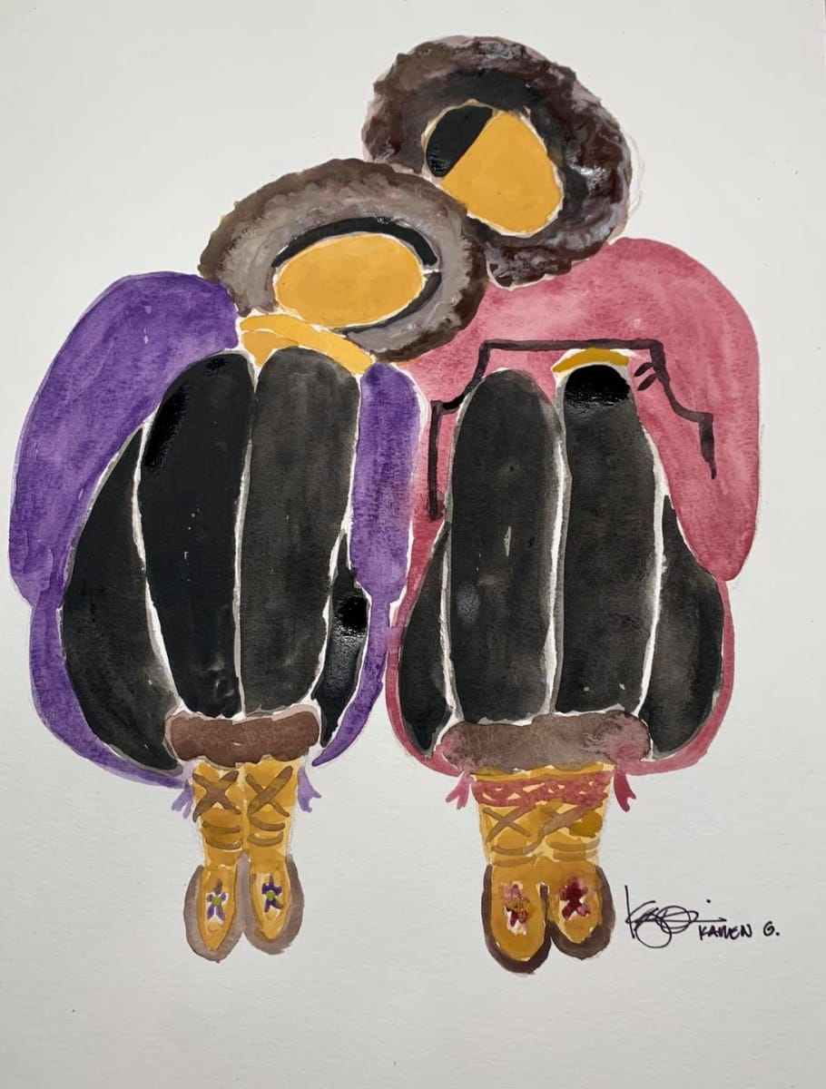 "LOVE BIRDS" by Karen  (Eben) Garcia 