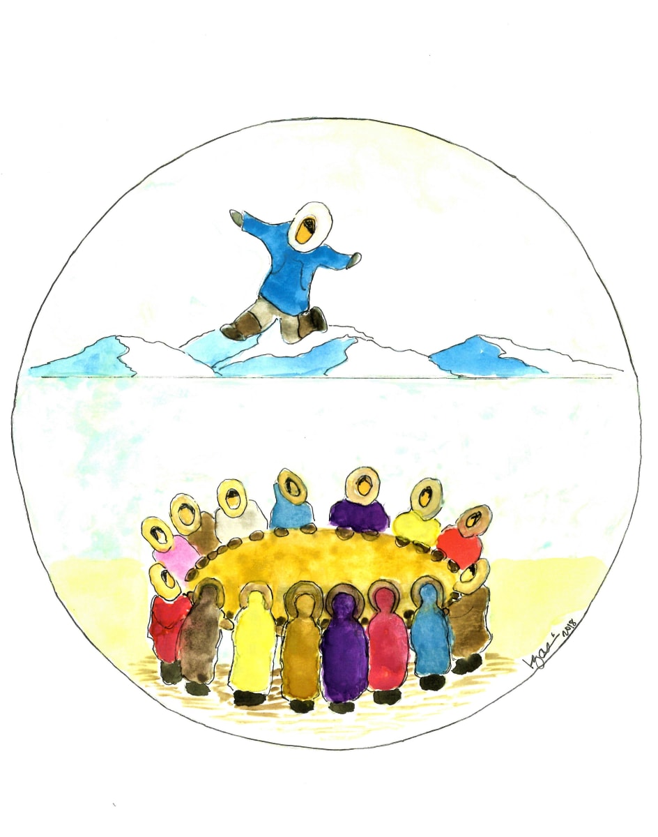 CELEBRATIONS by Karen G, Inupiaq Artist, Image 1.