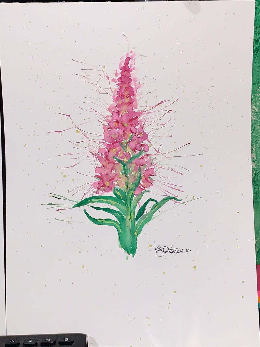 “Favorite Flower Fireweed” by Karen  (Eben) Garcia 