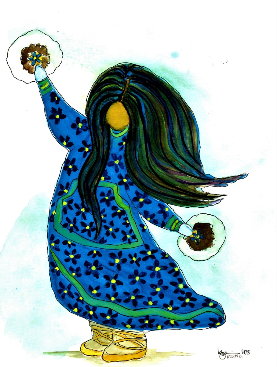FORGET ME NOT by Karen G, Inupiaq Artist, Image 1.