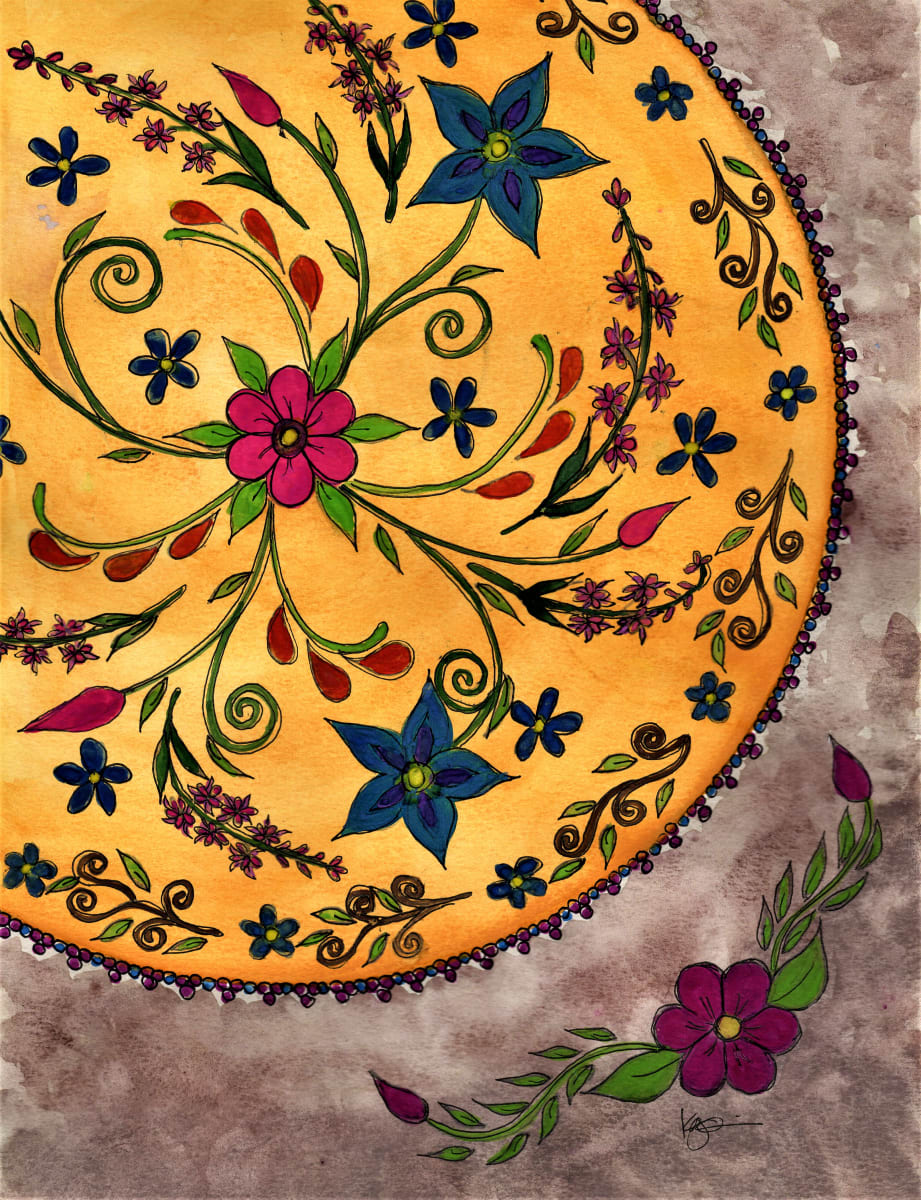 GRANDMAS BOUQUET by Karen G, Inupiaq Artist, Image 1.