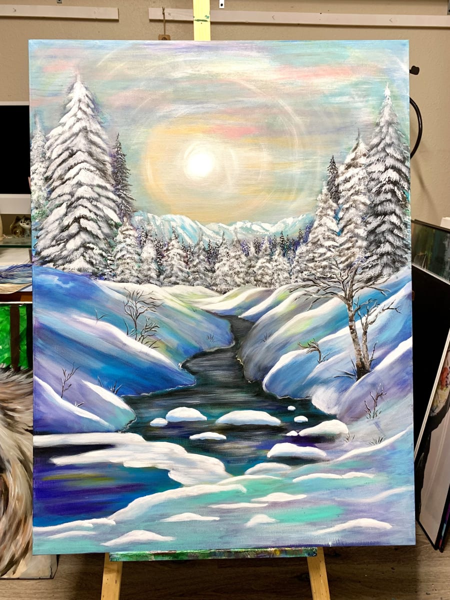 ORIGINAL - "UNTOUCHED BEAUTY" by Karen G, Inupiaq Artist, Image 2.